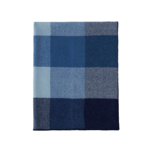 瑞典KLIPPAN棋盘格羊毛毯大气方格纹北欧风保暖客厅沙发盖毯BLOCK