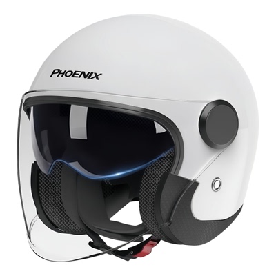 凤凰大码可调头盔3C双镜冬季头盔