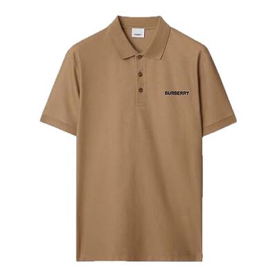 1h可退 自营Burberry博柏利男士棉质Logo字母刺绣短袖时P春季新款