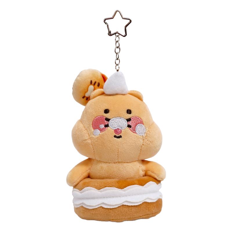 YUYI正版联名KAKAO FRIENDS-choonsik春喜猫面包坊书包挂件钥匙扣