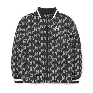 MLB儿童官方男女童老花满印羽绒服潮奢时尚鹅绒外套秋冬