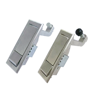 MS708黑色平面锁空压机柜门锁工业设备配电柜门锁网络机柜弹跳锁