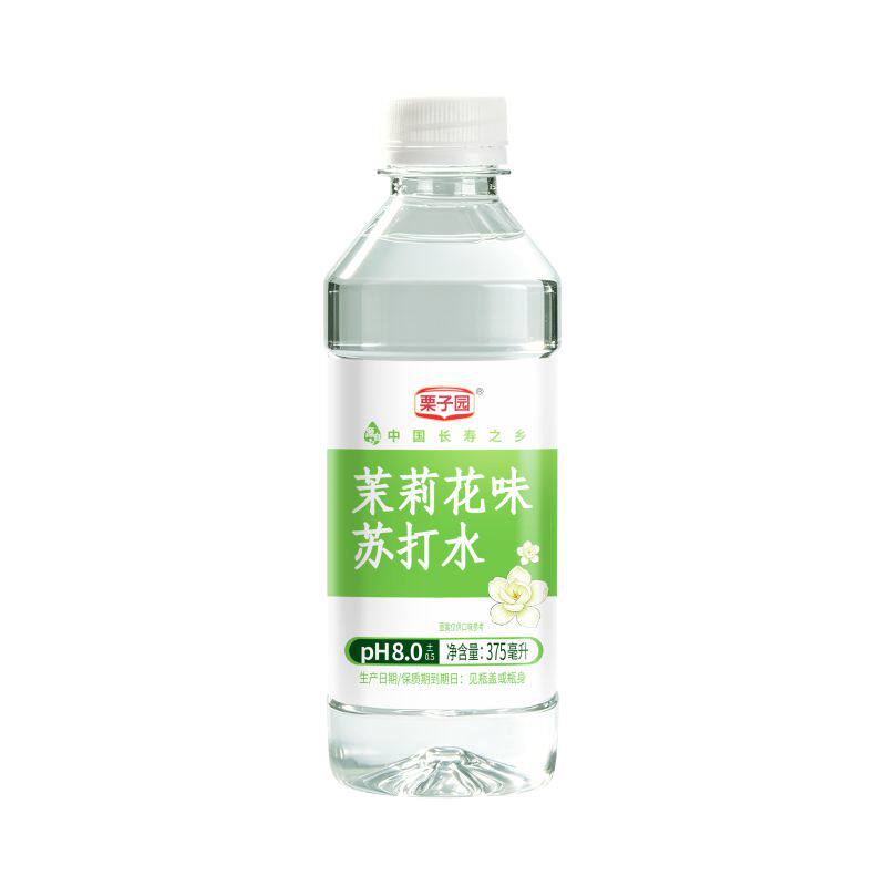 栗子园苏打水375ml*24瓶茉莉花味苏打水饮料