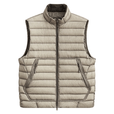 MODE COMMUTER | MC复合梭织防泼水防风透气透湿立领排骨羽绒马甲