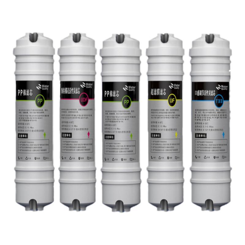 美的m6凈水器濾芯全套通用一體快接家用前三級(jí)純水機(jī)五級(jí)超濾膜