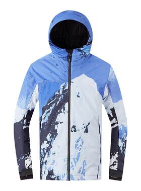探路者羽绒滑雪服防水透湿