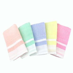 上海快鹿牌高级丝光毛巾1043薄款易干吸水舒适纯棉纱女士洗脸巾