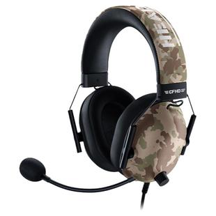 Razer雷蛇CFHD沙漠迷彩旋风黑鲨V2 X头戴式有线FPS电竞游戏耳机麦
