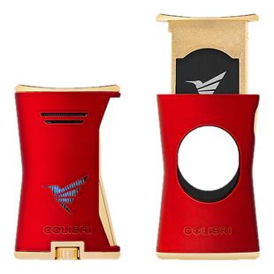 美国COLIBRI科乐比SLIM系列便携式雪茄火机雪茄剪刀礼盒套装工具