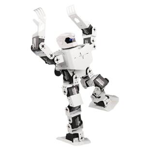 幻尔Robo-Soul H5S人形仿生舞蹈机器人大学生比赛双足唱歌跳舞踢球可编程智能总线舵机内置蓝牙MP3模块