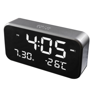 电子LED数字闹钟小迷你充电钟表摆件桌面摆台式客厅时钟智能专用