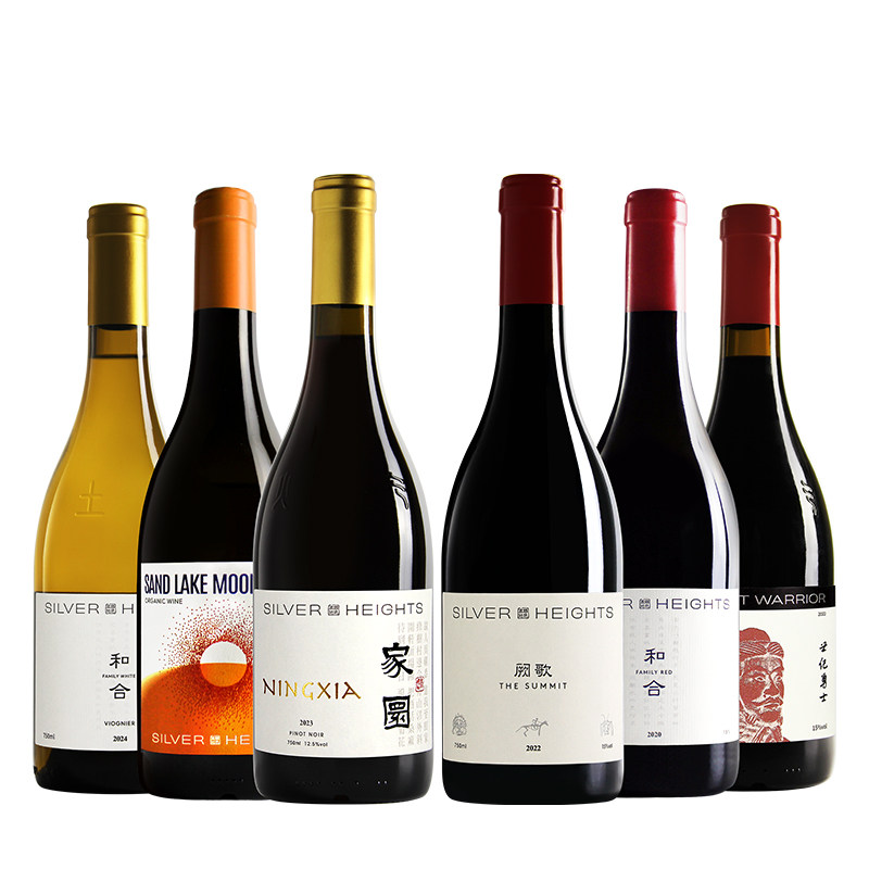 【闭眼买入 省钱套餐】宁夏银色高地酒庄6支 精挑细选组合装