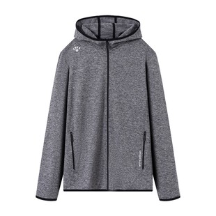 大牌撤标跑步运动服外套男女时尚修身连帽卫衣春夏薄绒短款上衣潮