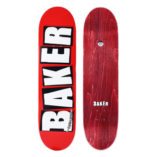 Baker板面进口专业滑板男女初学者成人儿童浅脚窝双翘送砂纸