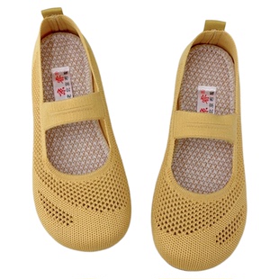 夏季新款老北京布鞋轻便舒适妈妈鞋软底百搭一脚蹬女鞋低帮平底鞋