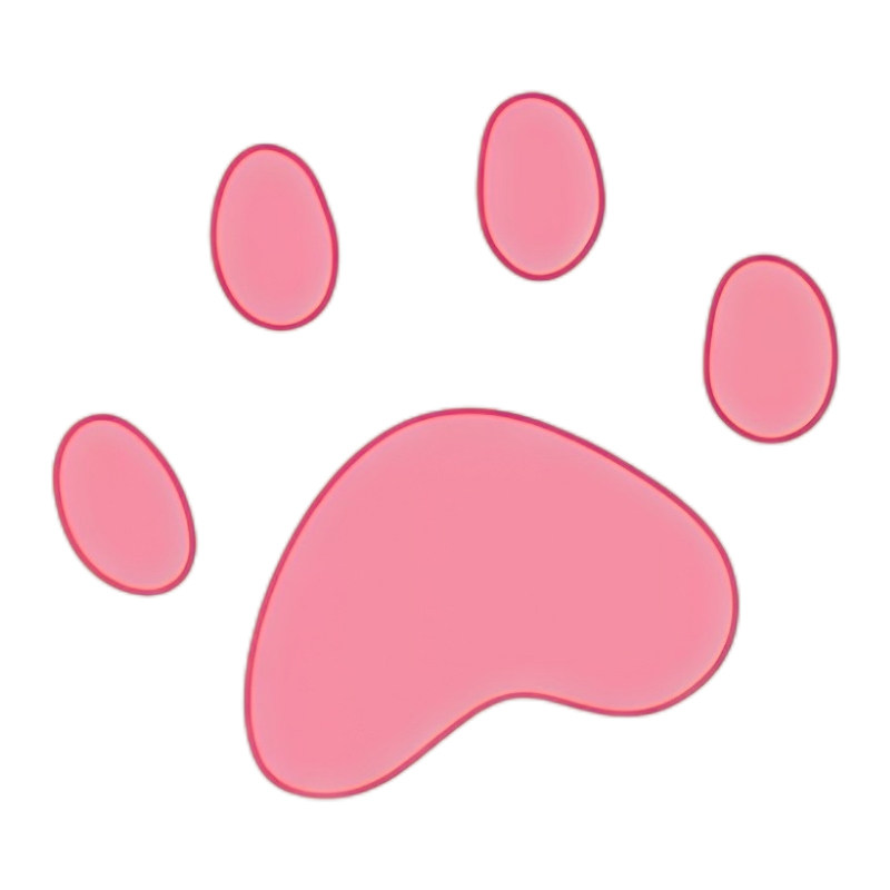 猫爪温变彩色可洗纹身贴
