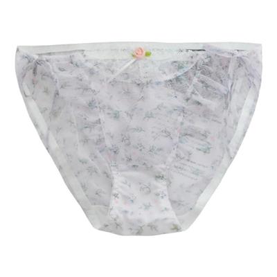 系带少女大码网纱纯棉裆三角裤