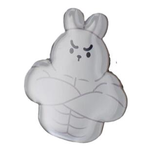 合气万物滴胶手机支架熊教练兔教练幸运猫摇摇兔配件礼物原创