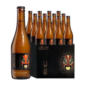 雪花啤酒脸谱花脸11.5度418ml*12瓶独特【煮出法工艺】酯香浓郁