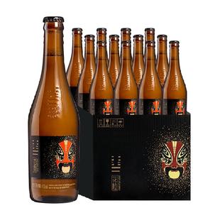 雪花啤酒脸谱花脸11.5度418ml*12瓶独特【煮出法工艺】酯香浓郁