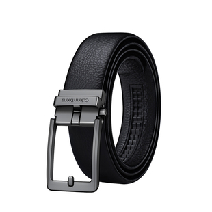 Calermkeens皮带男款真牛皮自动扣腰带情人节送男友老公实用礼物