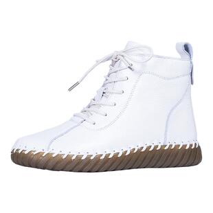 马丁靴女真皮短靴女款靴子2025新款真皮软底女士加绒冬季妈妈女鞋