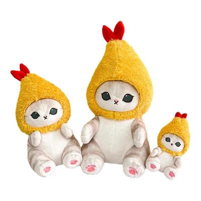 正版mofusand鲨鱼猫炸虾公仔