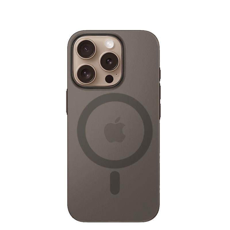 适用苹果18promax磁吸手机壳iphone16pro全包超薄透明磨砂17pm新款magsafe防摔15pro手机套14高级感硬13男12p