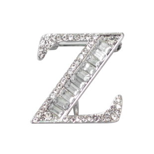 A Little迷你字母情侣胸针高档女防走光扣别针领口小胸花西服装饰