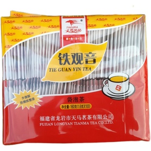 金龙壶红茶包绿茶茉莉 观音茶100小袋普洱商用酒店宾馆袋泡茶叶