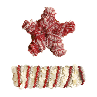 REhi「星光绕绕」侧边发夹 发卡刘海夹 红色边夹星星可爱发饰夹子