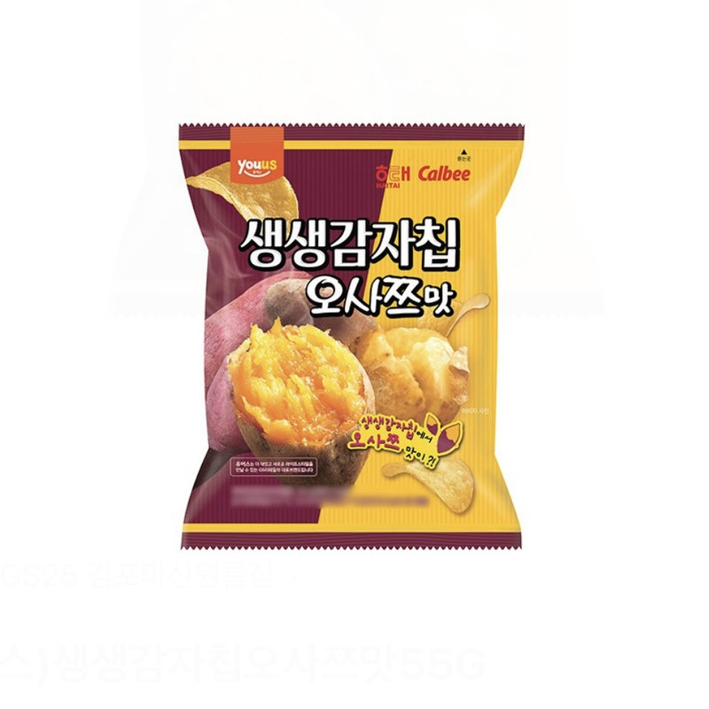 韩国直邮海太薯片55g休闲小吃