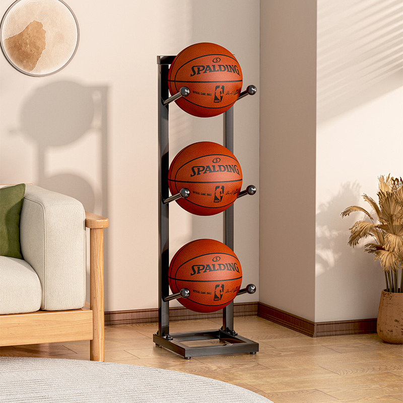 篮球收纳架家用室内简易球类多层置物架放儿童足球排球的分层球架