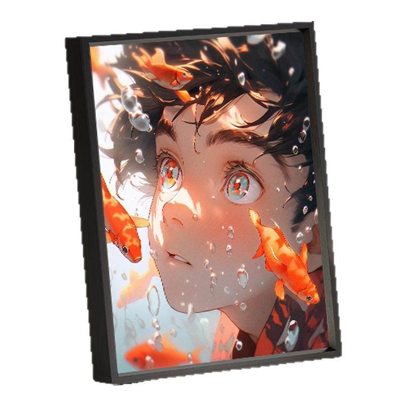 星光潮汐相框蓝牙音响照片定制灯光画创意礼物圣诞节发光画框定制