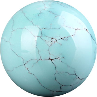 绿松石散珠原矿高瓷圆珠