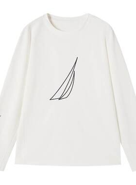 【棉感速干运动】NAUTICA/诺帝卡童装 男童女童长袖T恤儿童春秋季