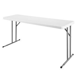 折叠长条桌窄桌培训桌子长方形书桌双人课桌椅简易塑料会议折叠桌