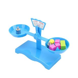 天平秤教具小学生二三年级儿童早教数学科学实验托盘平衡砝码套装