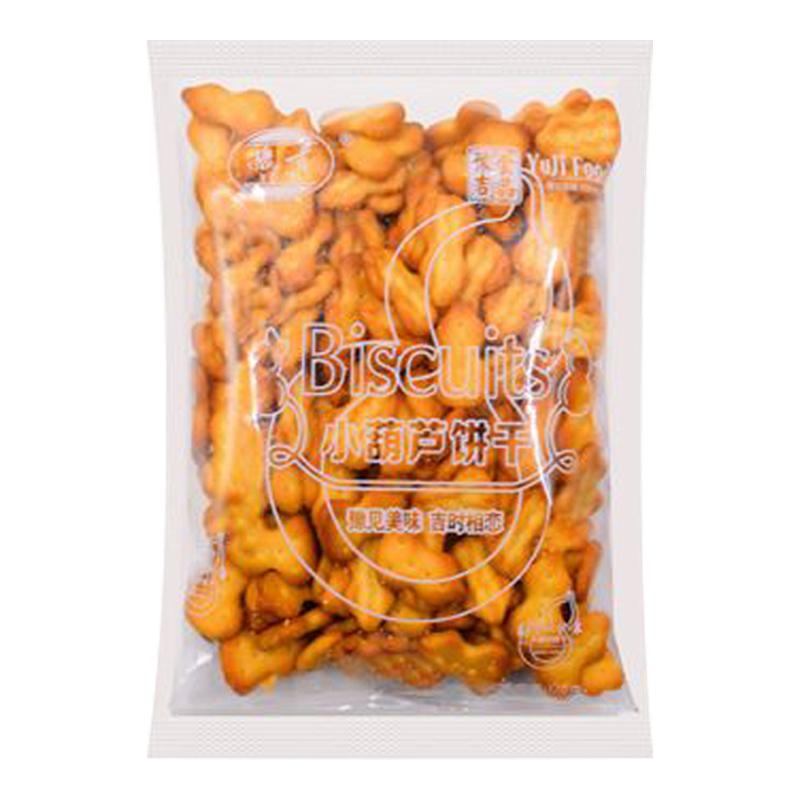 豫吉小葫芦饼干170g手工自制雪花酥原材料烘焙小奇福饼干牛奶口味
