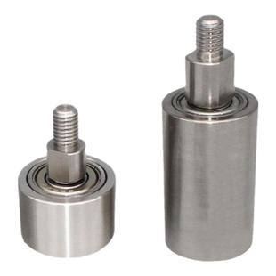 外螺纹立式导向滚轮MBD系列20/35/40/50双轴承不锈钢带单边轴心