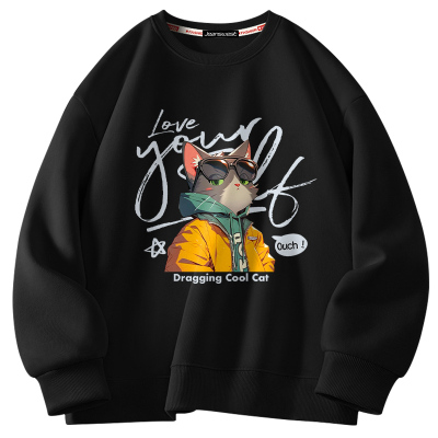 真维斯卫衣男青少年圆领秋季外套