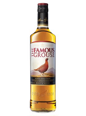 The Famous Grouse/威雀1L苏格兰调和型威士忌6瓶鸡尾酒调酒基酒