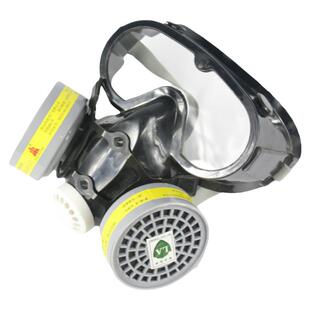 以勒牌防酸防毒眼镜口罩一体配7#滤盒面罩防雾眼罩防硫酸包邮面罩