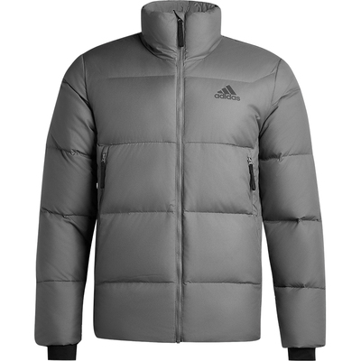 Adidas/阿迪达斯正品冬季男士保暖休闲简约立领羽绒服KF6761