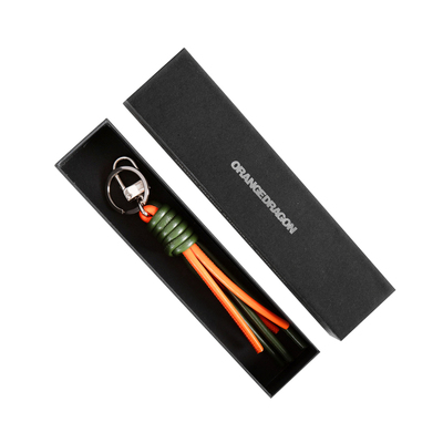 OD手工编织PU皮复古挂绳钥匙扣