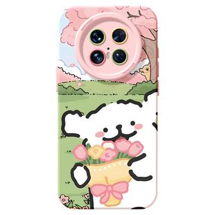 适用华为mate80pro手机壳女款mate70保护套硅胶40epro全包防摔50por软壳RS高级m60好看meta可爱pro+新款小狗