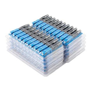 FTTH预埋式冷接子光纤接头SC光纤冷接子快接头电信级光纤冷接头100只装移动联通三网通用皮线光钎快速连接器