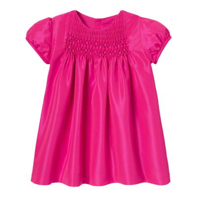 Jacadi亚卡迪法国女小童法式连衣裙秋新款A类庆典礼服裙子2041647