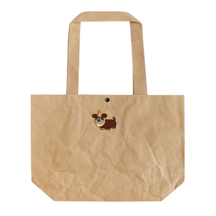 馨帮帮杂货铺 卡通手提礼品袋大容量便携时尚单肩环保超市购物袋