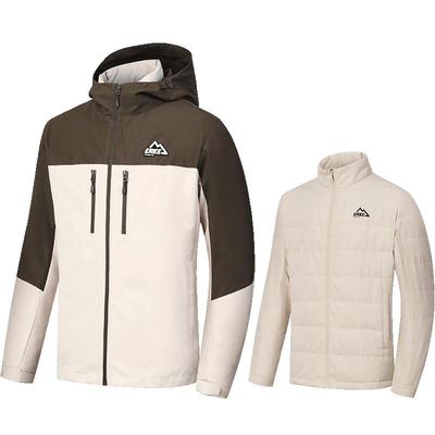 erke/鸿星尔克三合一羽绒冲锋衣